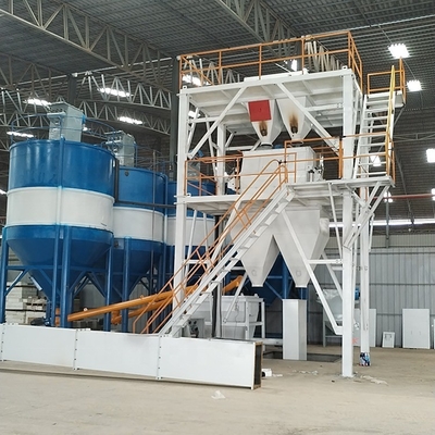 1T/H-100T/H Tile Adhesive Mortar Fabrika İnşaat Malzemeleri Kuru Mortar Ekipmanı