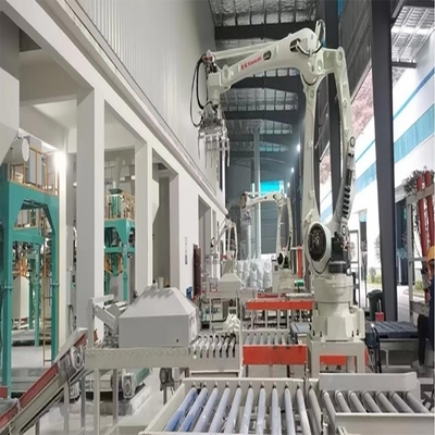 Beli 360 Rotasi Robotic Arm Palletizer 380V Mesin Palletizer Otomatis pembuatan online