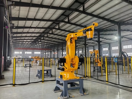 Beli Menumpuk Palletizer Robotic Arm Mesin Palletizer Otomatis Untuk Barel Keranjang pembuatan online