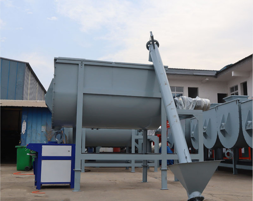 Beli Spiral Belt Horizontal Ribbon Blender 380V 220V Ribbon Blender Mixer pembuatan online