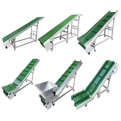 Buy Heat Resistant Inclined Belt Conveyor Customized Incline Belt Conveyors online manufacture