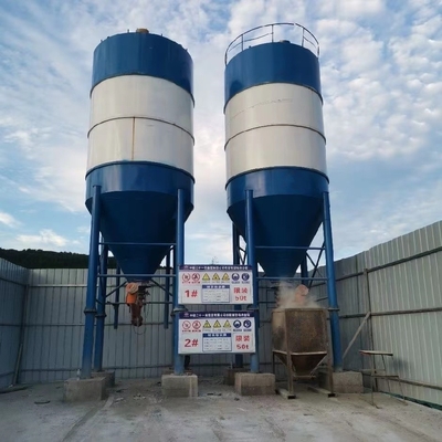 comprar 50T-120T Tanque de almacenamiento de cemento Silo de cemento vertical automático completo Fabricación en línea