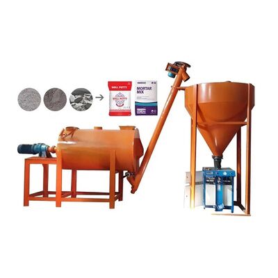 kaufen Neuer Zustand Vollautomatische Trockenmörtel Produktionslinie mit 1-10T/h Kapazität für Produktionsstätten Online-Herstellung