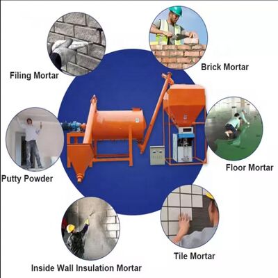 Mua Đường dây sản xuất vữa khô hoàn toàn tự động với công suất 1-10T / h và điện áp 380V cho các nhà máy sản xuất sản xuất trực tuyến