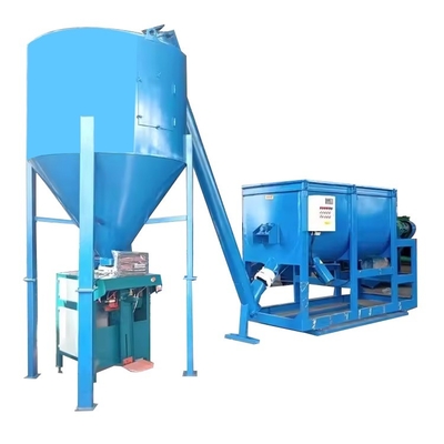 1T/H-10T/H Peralatan Mortar Kering Polymer Mortar Premix Plant Otomatis