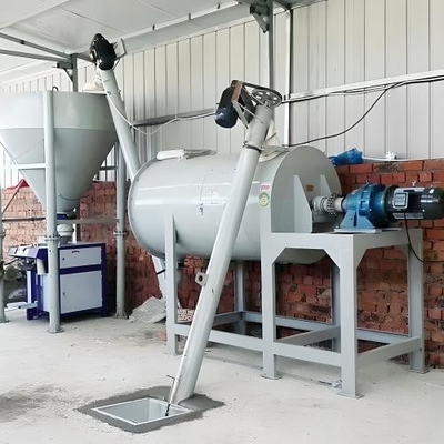 1500kg Garis produksi mortar kering sederhana Garis produksi mortar campuran kering industri