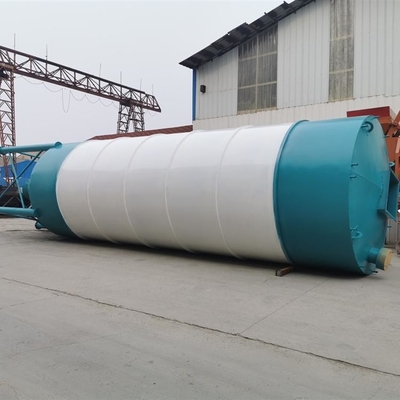 Tangki penyimpanan semen massal otomatis 50T-120T Silo semen horizontal