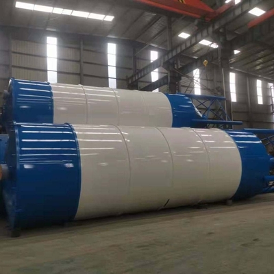 Silo semen bubuk kering 50 ton 120 ton Silo abu terbang untuk energi dan pertambangan