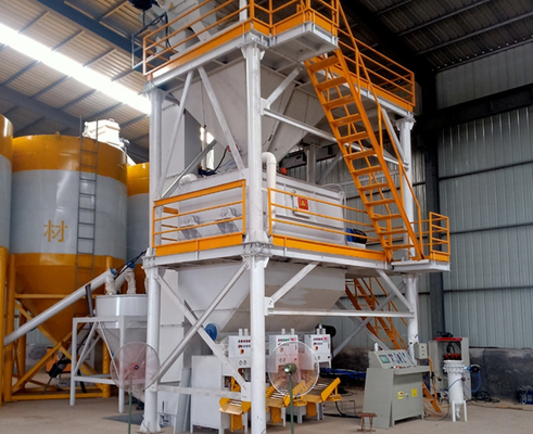 50T-120T pengaduk semen kering disesuaikan 1800KG pabrik batching campuran kering