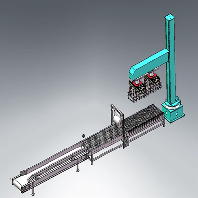 Robot Paletisator tepung kedelai Toner Paletisator robot otomatis
