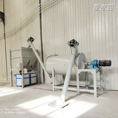 Inline stainless steel ribbon mixer 1000L-5000L horizontal mixer blender
