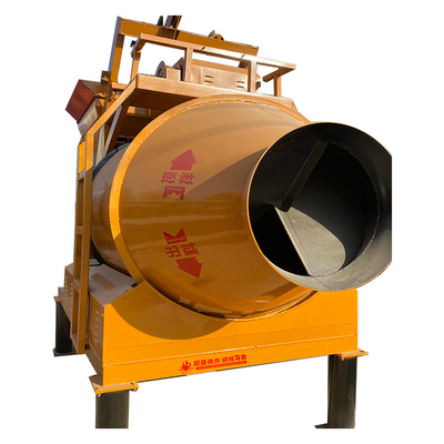 1000L Siap Campuran Beton Mixer Lumpur Cement Mixer Truck Kuning