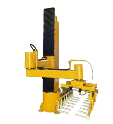 Stacker lengan mekanis yang kompak menghemat ruang untuk perusahaan kecil dan daerah dengan ruang terbatas