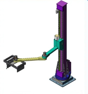 Swing Arm Robot Palletizer Efisiensi Palletizing Cepat Kantong Granular Dalam Bahan Bangunan Pakan Industri Kimia Industri Logistik